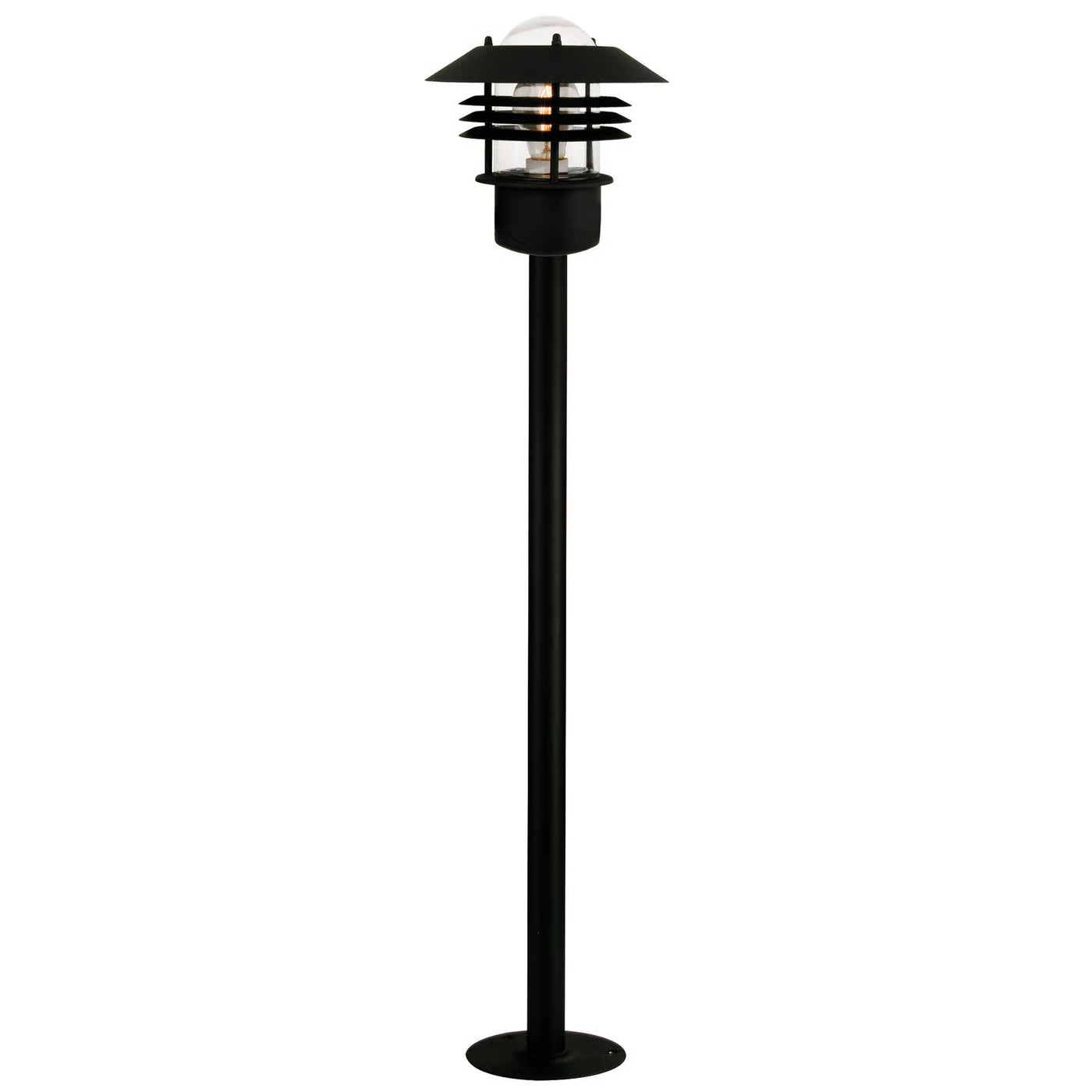 Vejers Bollard- Galvanized/ Black