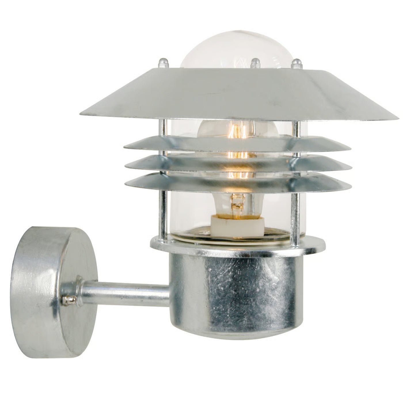 Vejers Up/ Down light- Galvanized/ Black Finish