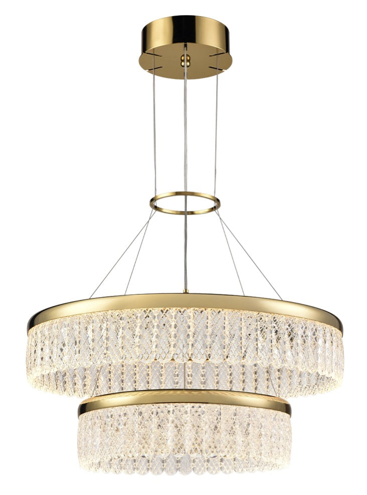 Angelica Single / Double Tier LED Pendant