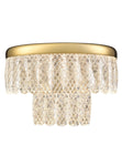 Angelica 1Lt LED Wall Light - Gold