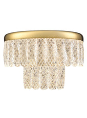 Angelica 1Lt LED Wall Light - Gold