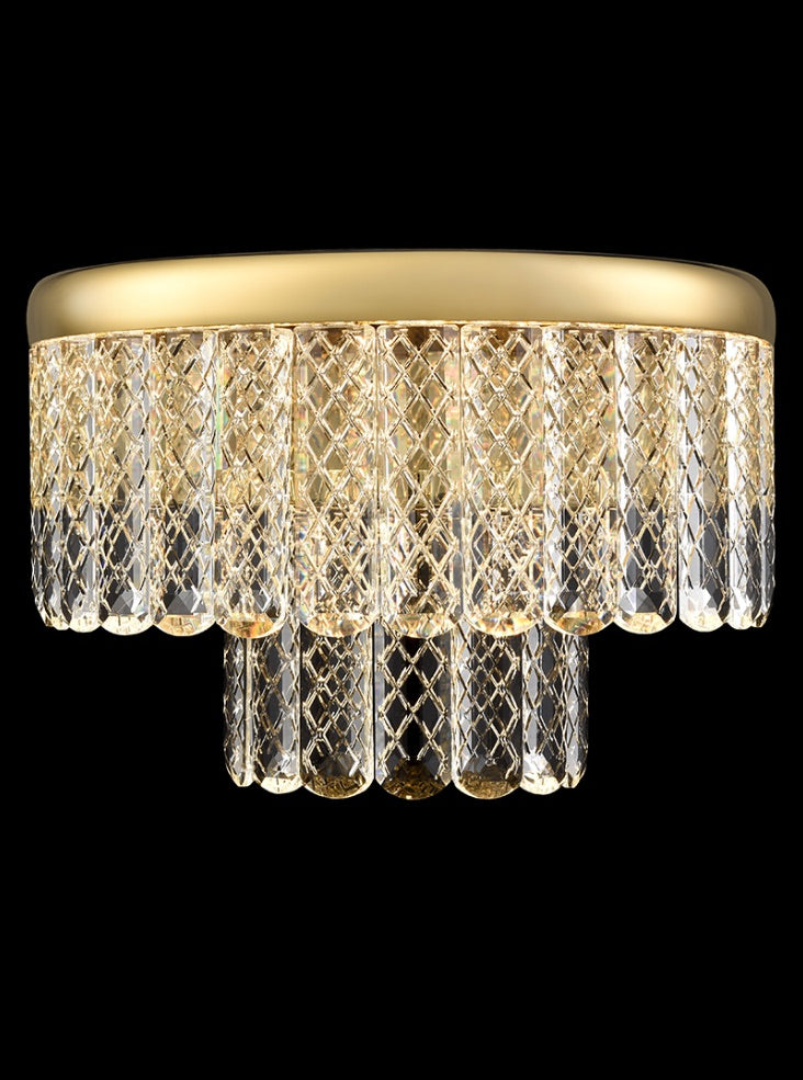 Angelica 1Lt LED Wall Light - Gold