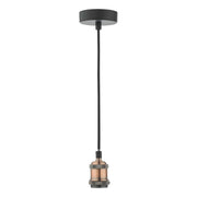 Various Colours E27/B22 Holder 1.1m Black Flex