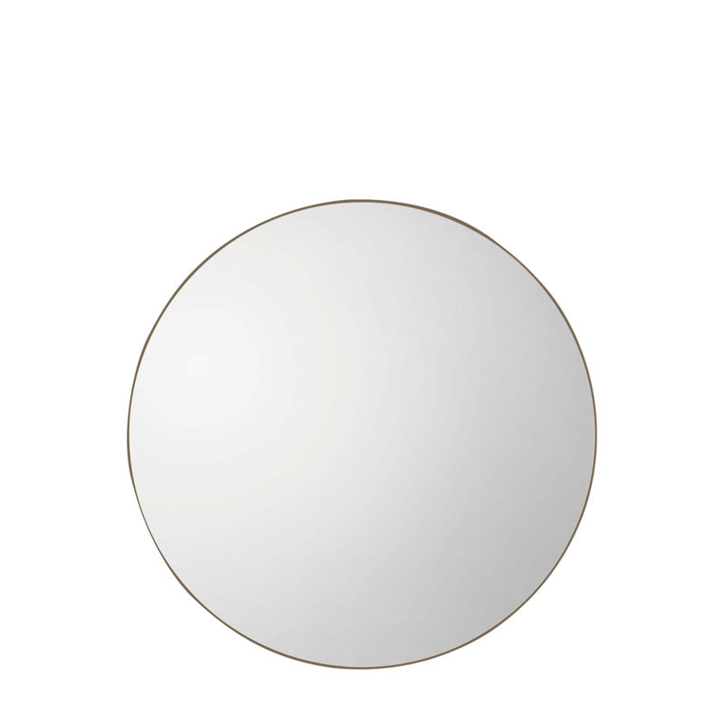 Bowie Round Mirror - Black/Silver/Champagne