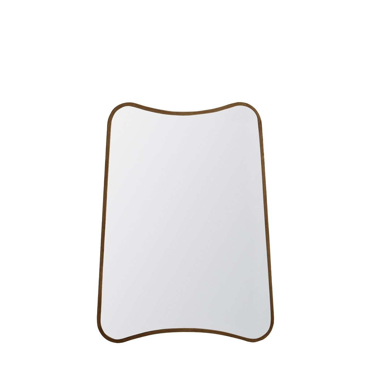 Kurva Rectangle Mirror Gold