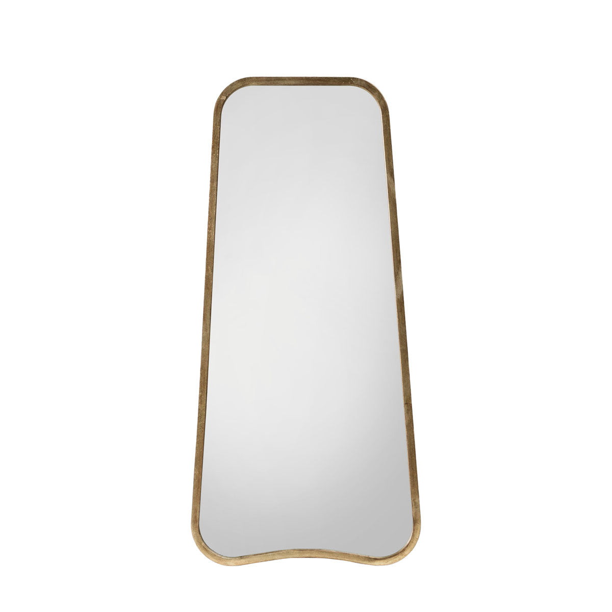 Kurva Leaner Mirror- Gold/ Black
