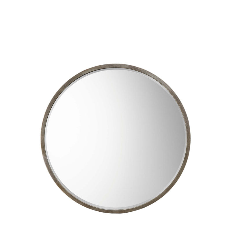 Higgins Round Mirror Antique Silver W800 x D20 x H800mm
