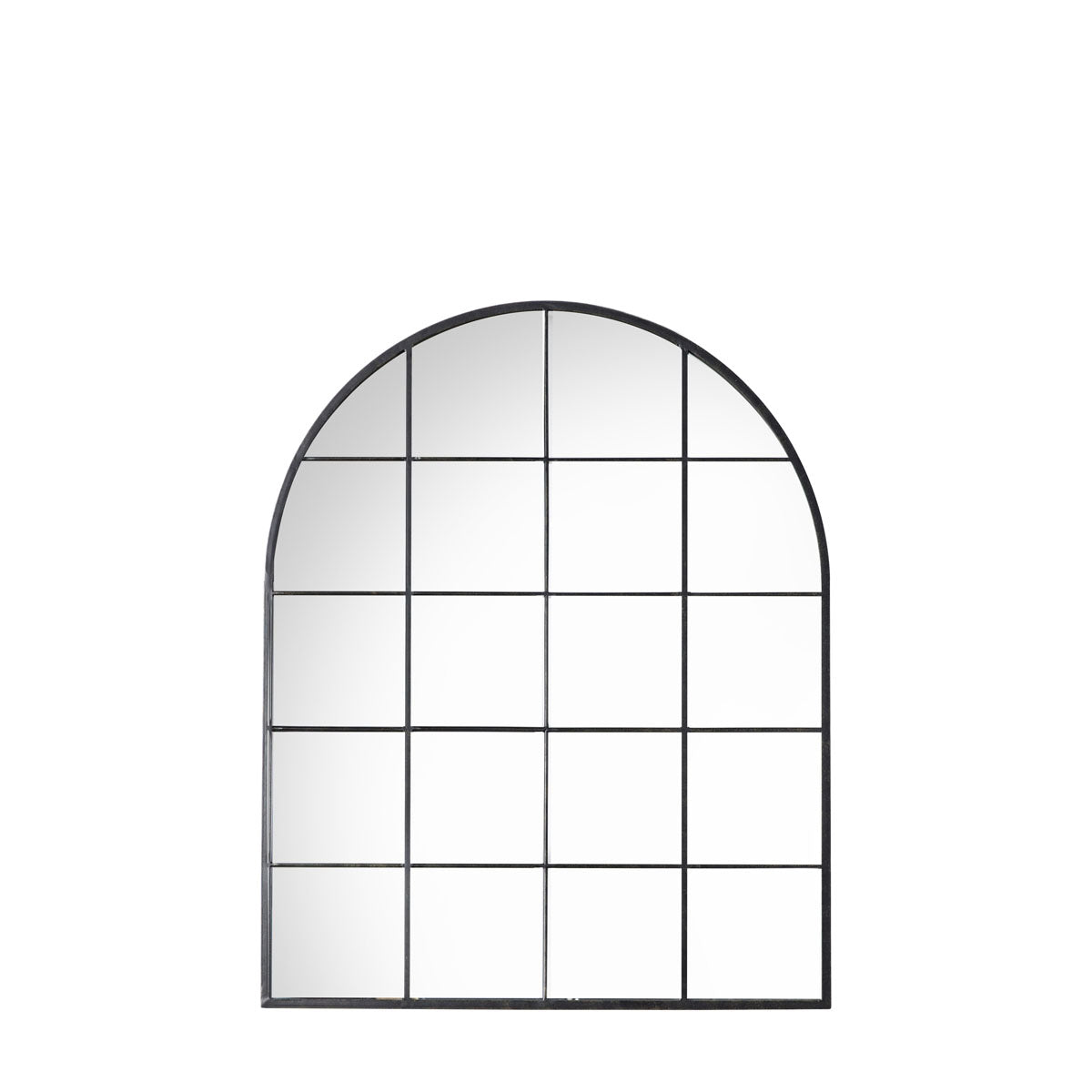 Hampstead Arch Mirror White/ Black