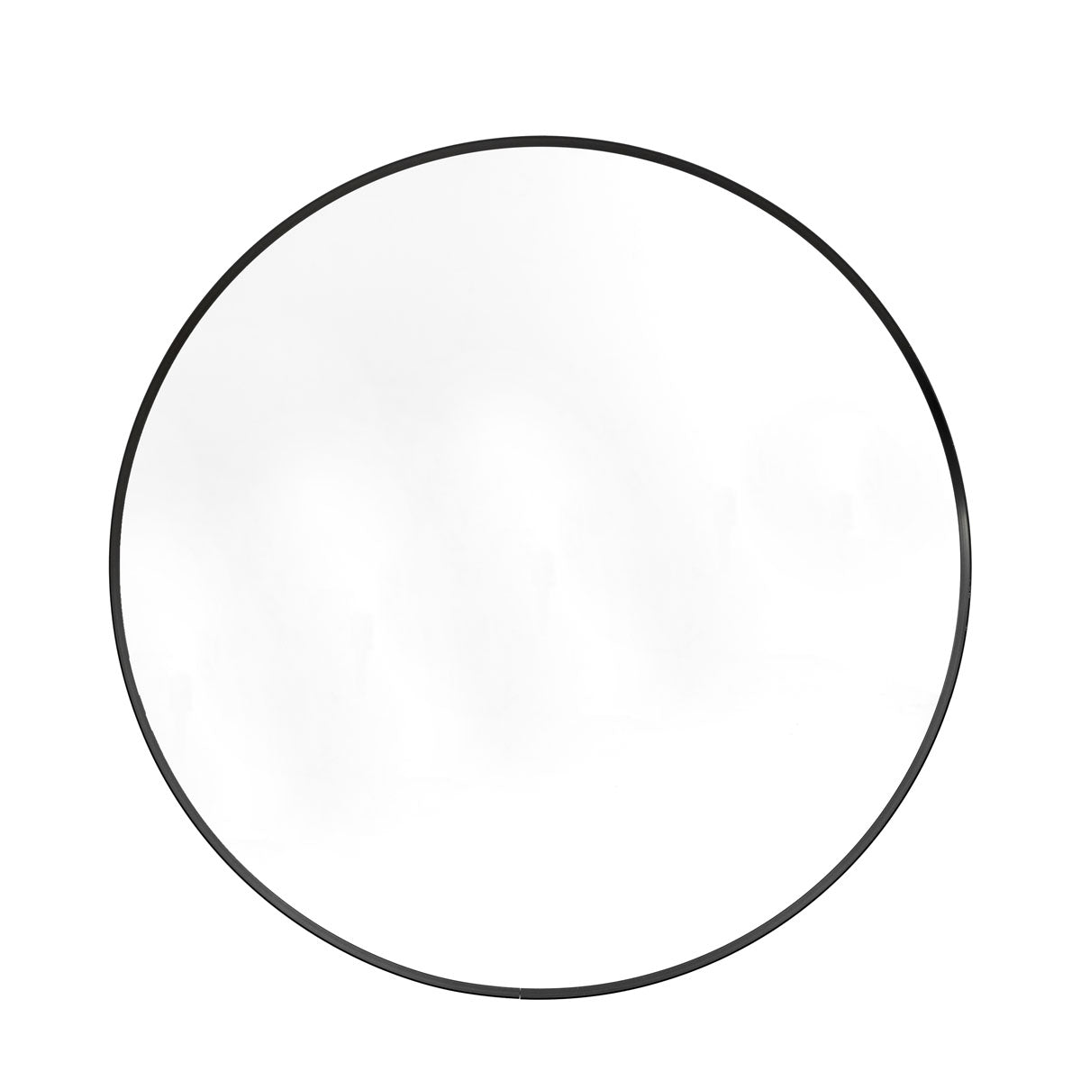 Holworth Large Round Mirror Black