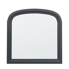 Sherwood Overmantle Mirror- Black/ White Finish