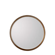 Keaton Round Mirror Walnut W735 x D80 x H735mm