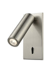 Daley LED Reading Light Recess/Surface LED 
Gold Colour/Satin Nickel
