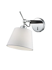 Bevin Adjustable Reading Wall Light E27 
Chrome