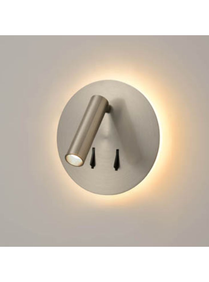 Luca LED Reading Light- Black/ Nickel Finishes