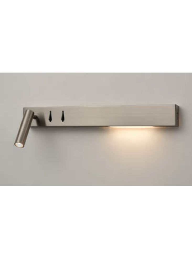 Daley Reading Wall Light (Left/Right) LED Satin Nickel