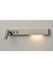 Daley Reading Wall Light (Left/Right) LED Satin Nickel