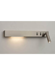 Daley Reading Wall Light (Left/Right) LED Satin Nickel