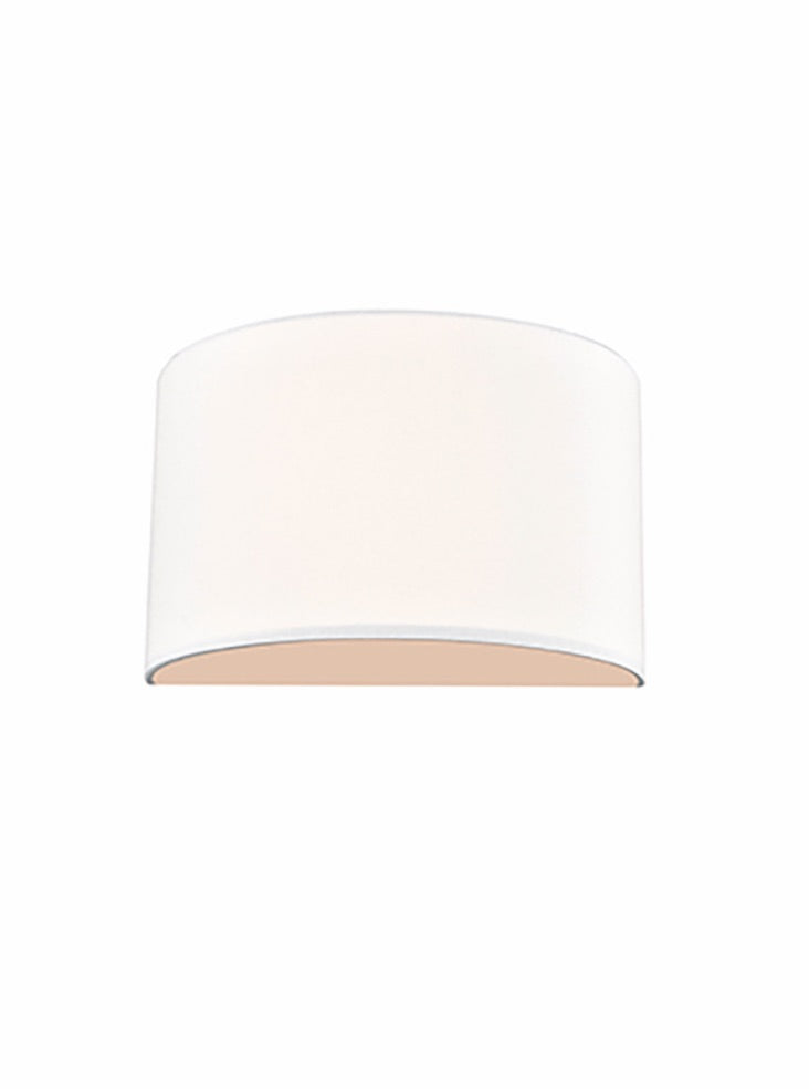 Casey Flush Half Shade Wall Light- Various Finishes