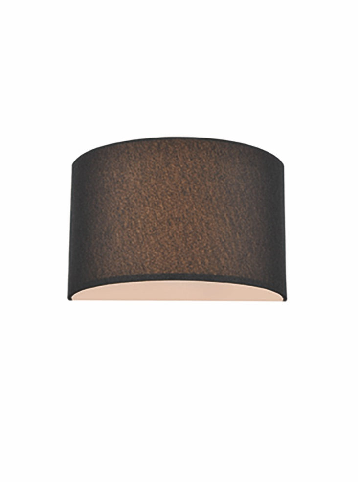 Casey Flush Half Shade Wall Light- Various Finishes