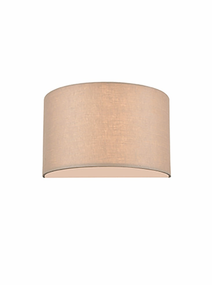 Casey Flush Half Shade Wall Light- Various Finishes