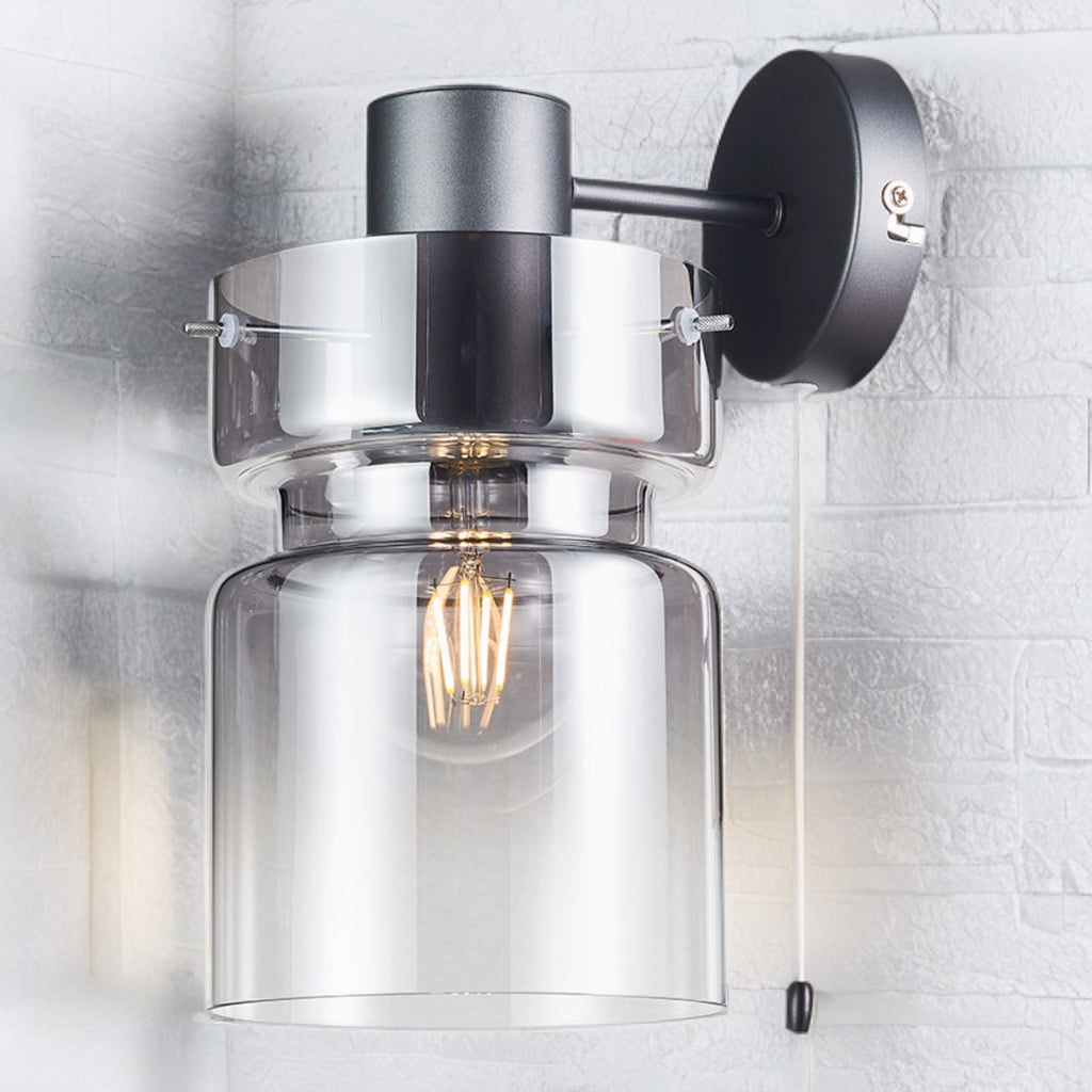 Camden Wall Light- Silver/ Copper/ Grey Finishes