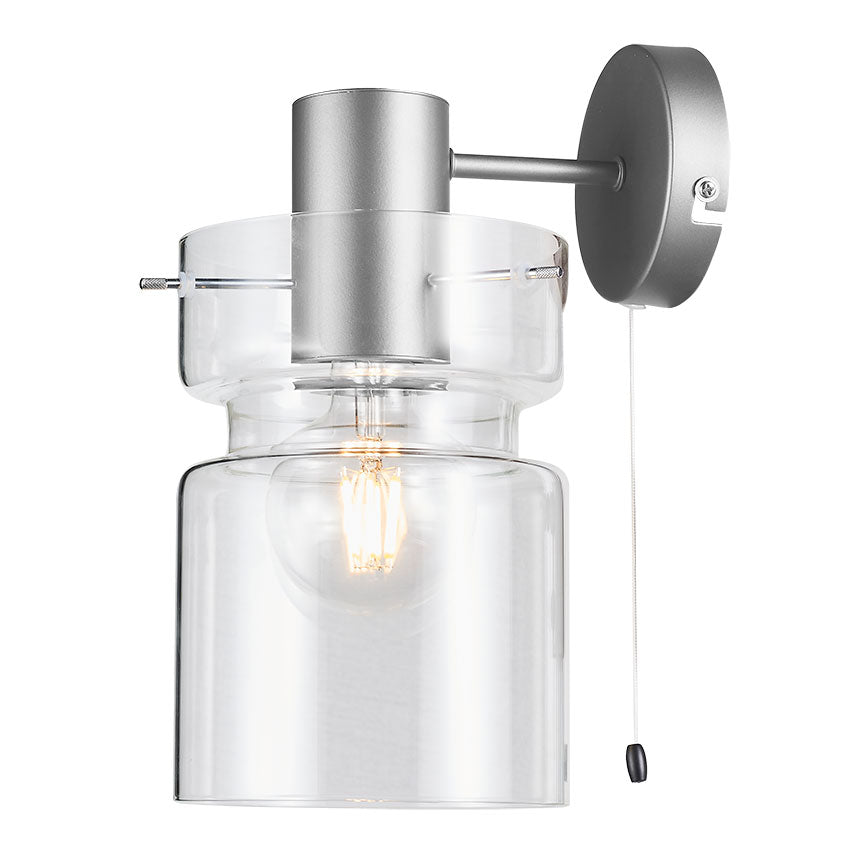 Camden Wall Light- Silver/ Copper/ Grey Finishes