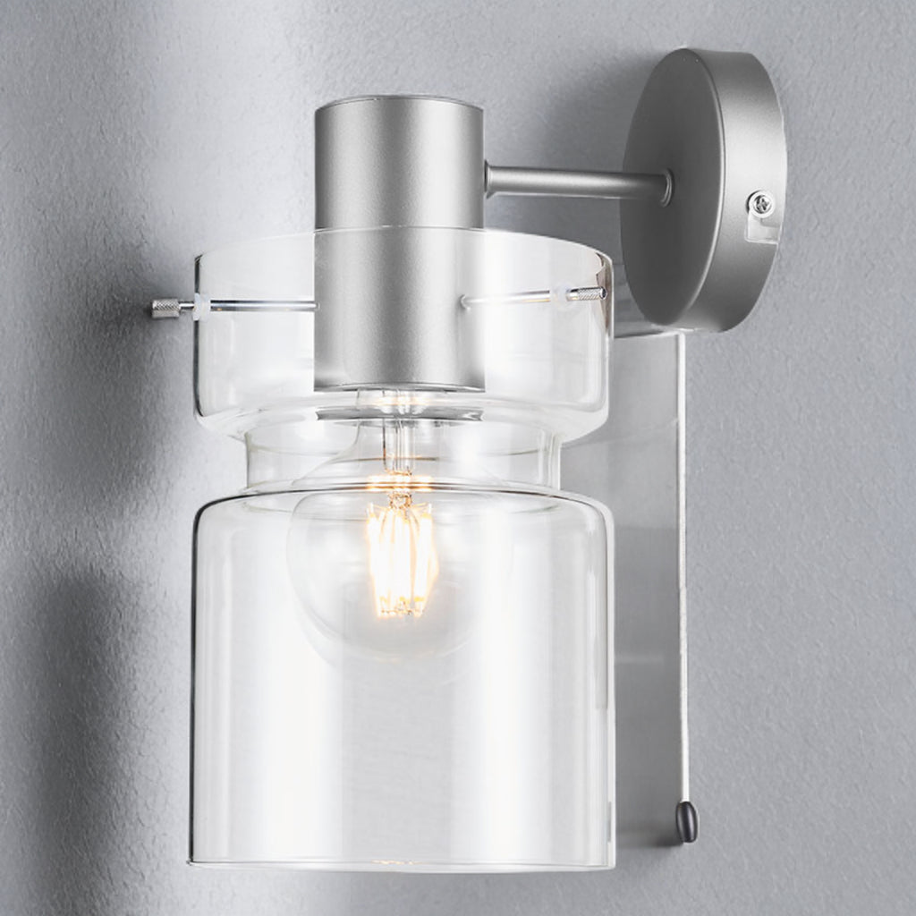 Camden Wall Light- Silver/ Copper/ Grey Finishes
