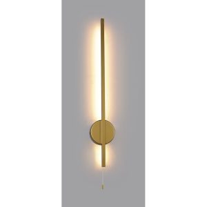 Corona Ultra-Modern LED Wall Lamp- Black & Gold Finishes