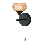 Alpine 1Lt Bathroom Wall Light- Gold & Black Finishes