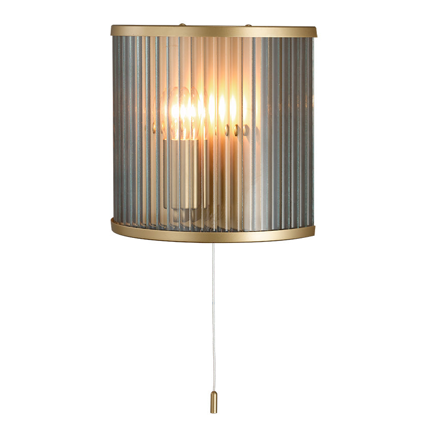 Carter Ribbon Glass Wall Light- Various Finishes