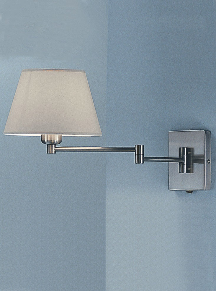 Dillon Reading Swing Arm Switched Wall Bracket E27 
Satin Nickel/Bronze Various Shades