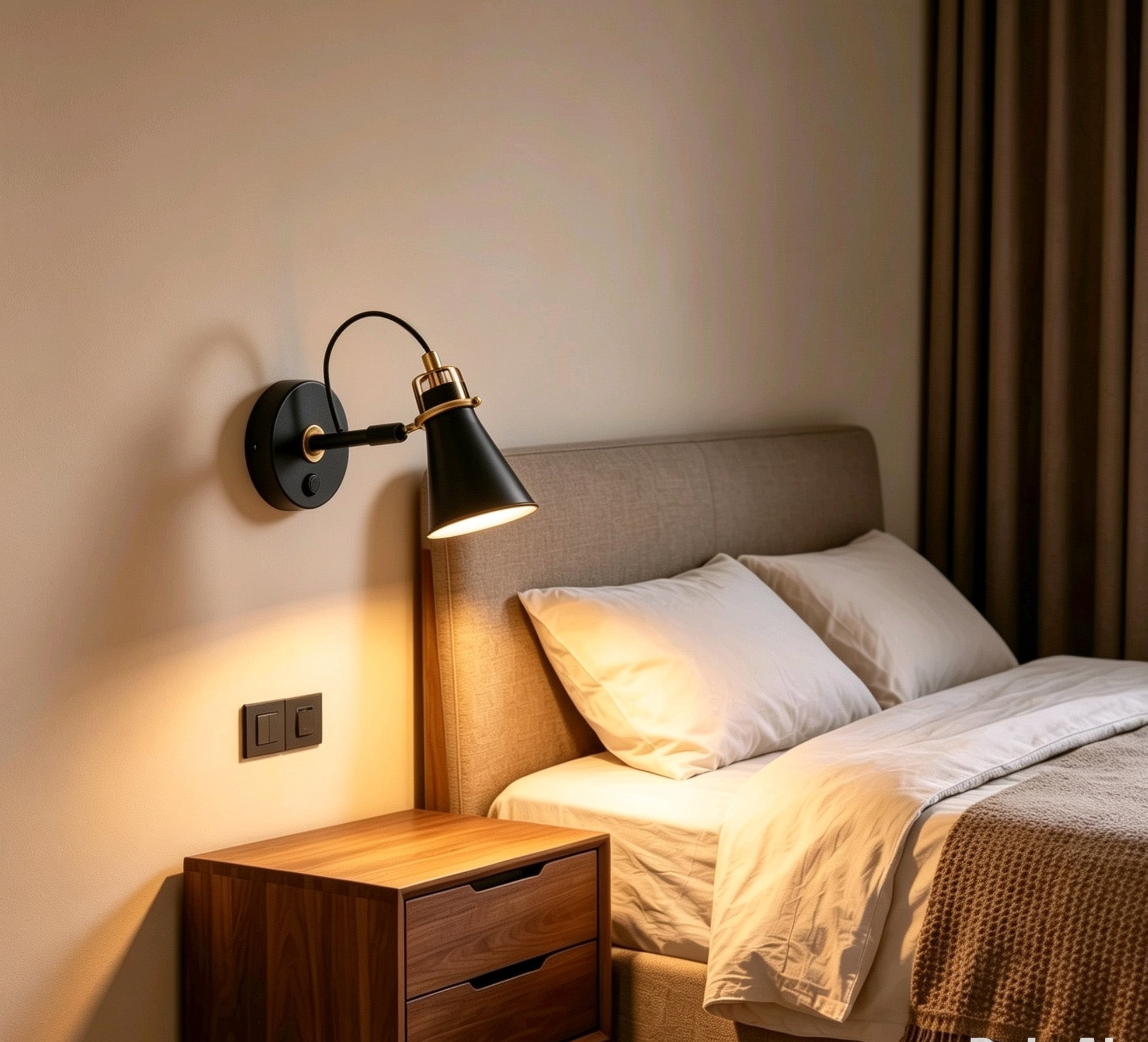 Modern Industrial Adjustable W/B – Matt Black