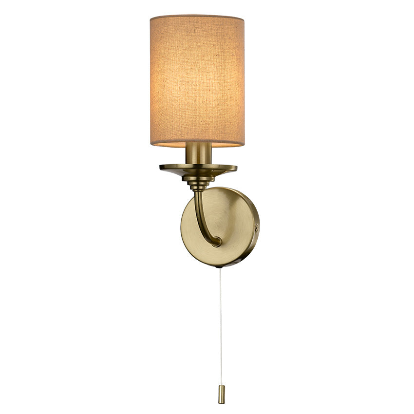 Evora Wall Light- Antique Brass/ Matt Brass Finish