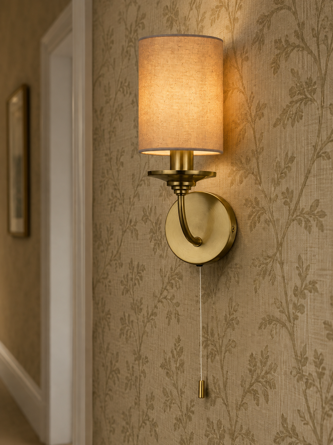 Evora Wall Light- Antique Brass/ Matt Brass Finish