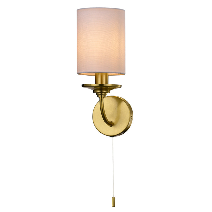 Evora Wall Light- Antique Brass/ Matt Brass Finish