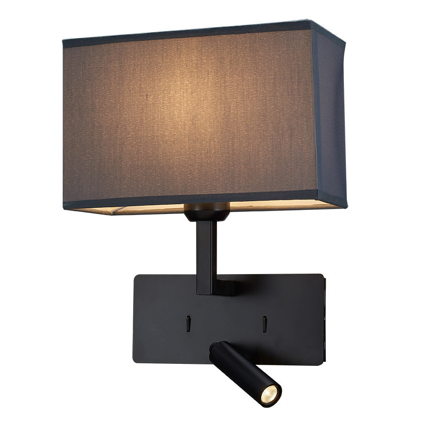 Newport Wall Light c/w USB & Type C Socket- Various Colors