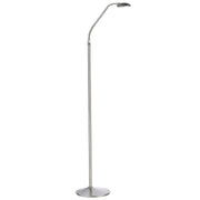 Wellington Task Floor Lamp Satin Chrome Led