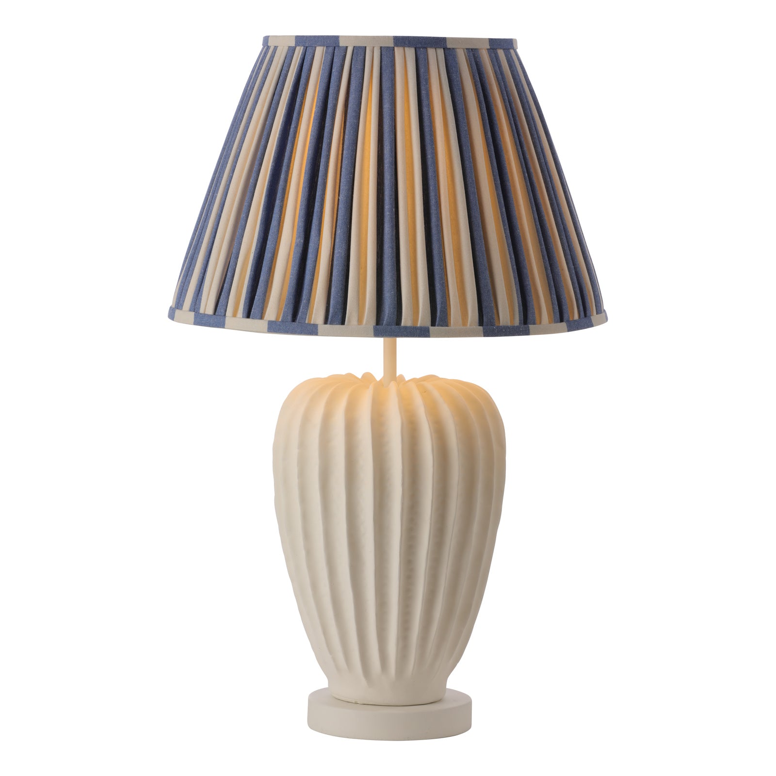 Wisley Table Lamp In Chalk White/Verdigris Base Only E27