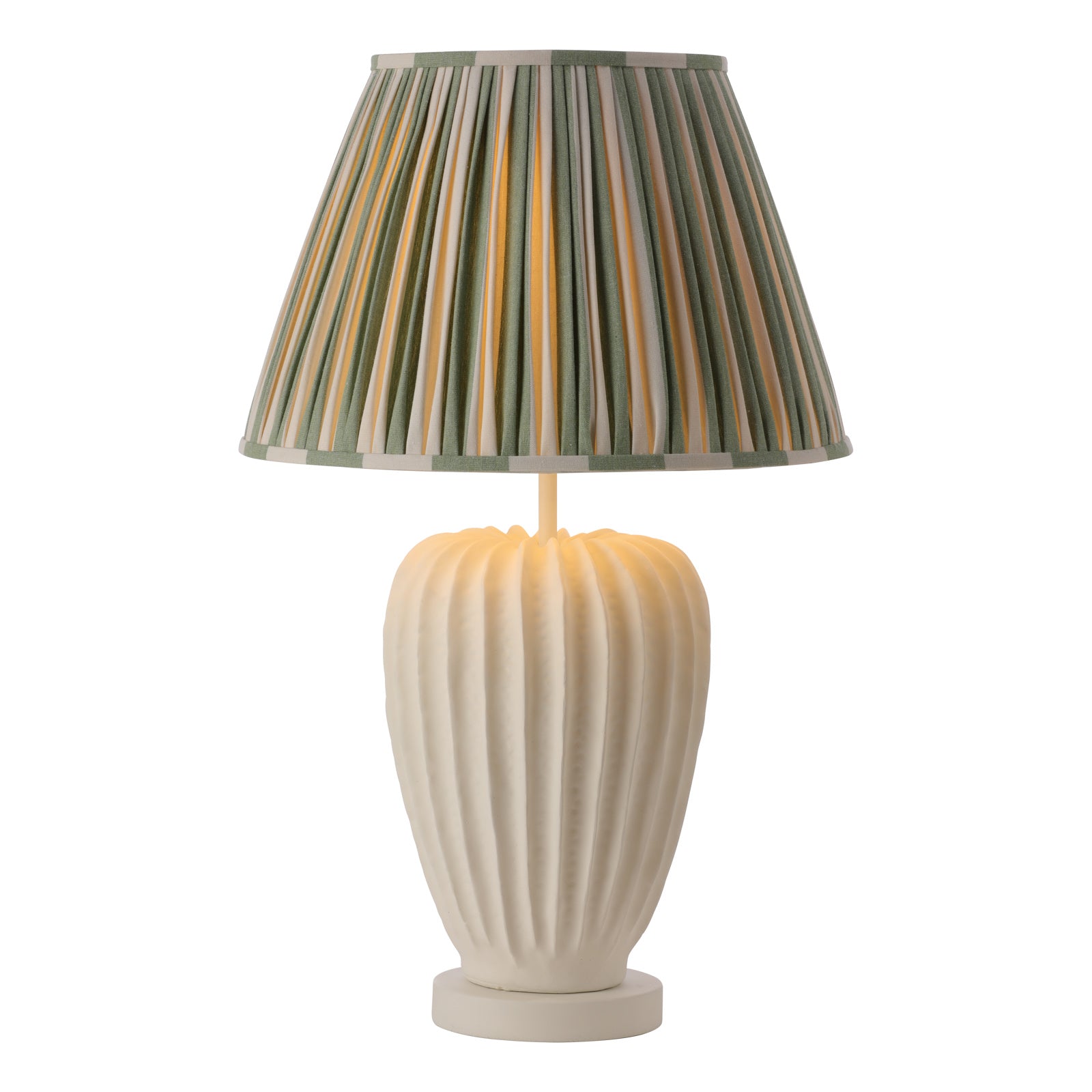 Wisley Table Lamp In Chalk White/Verdigris Base Only E27