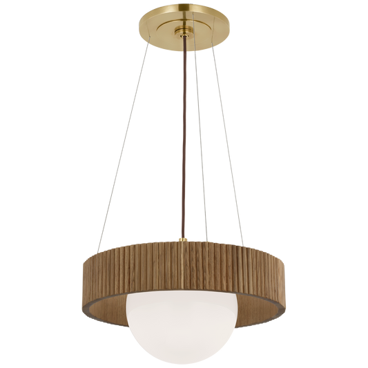 Arena 18"/42" Ring and Globe Chandelier