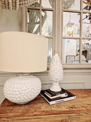 April Table Lamp with Grey Shade