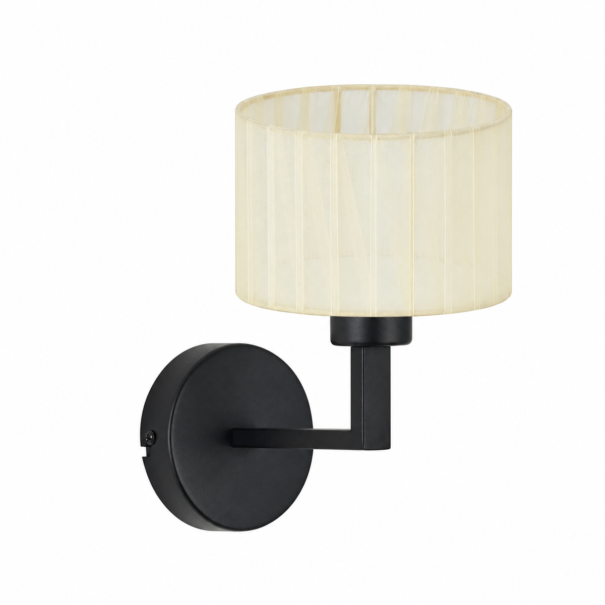 Clara 1Lt Round Base Wall Light- Various Finishes