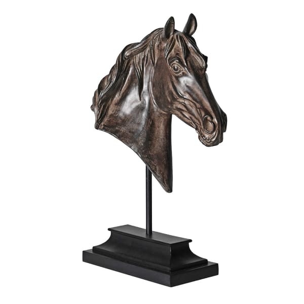 Rustic Horse Head On Stand - Christmas Gift