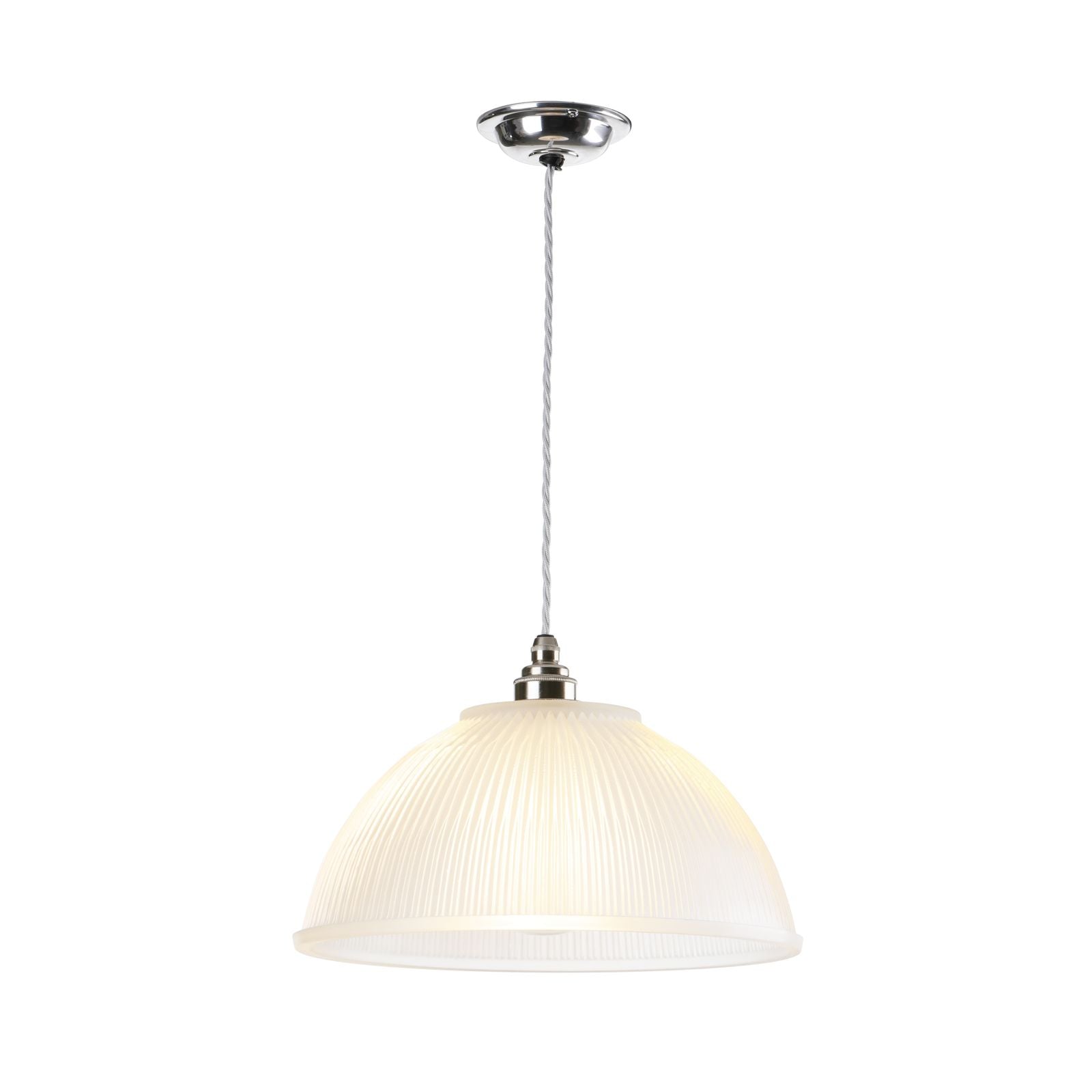 Yeats Small/Large Single Pendant Chrome