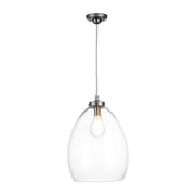 Yeovil 1 light pendant Aged Silver