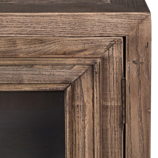 Rustic York Oak 4-Door Sideboard