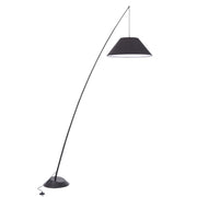 Campanula Floor lamp E27 - Black & Black Finish