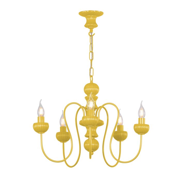 Zhivago 5 Light Armed Pendant Bespoke Fitting Only- Various Colours