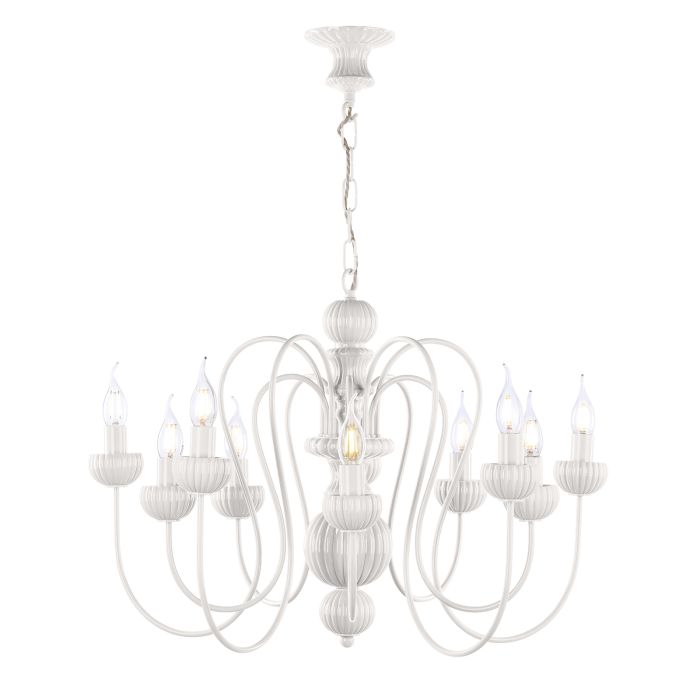 Zhivago 10 Light Armed Pendant  Fitting Only- Various Finishes