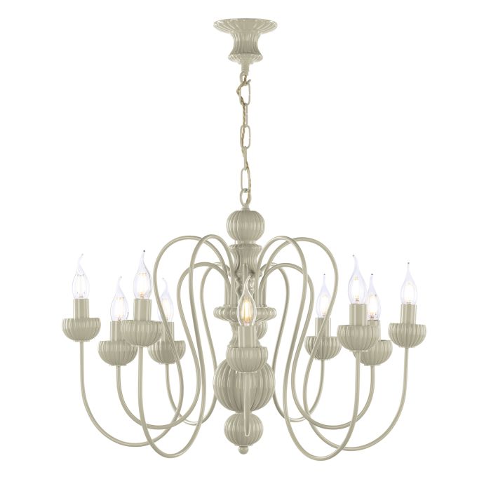 Zhivago 10 Light Armed Pendant  Fitting Only- Various Finishes